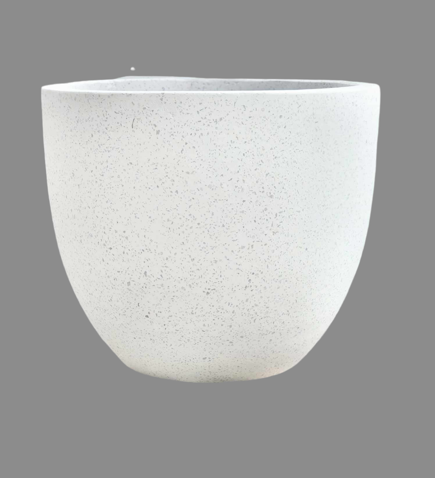 Terrazzo Egg Small White