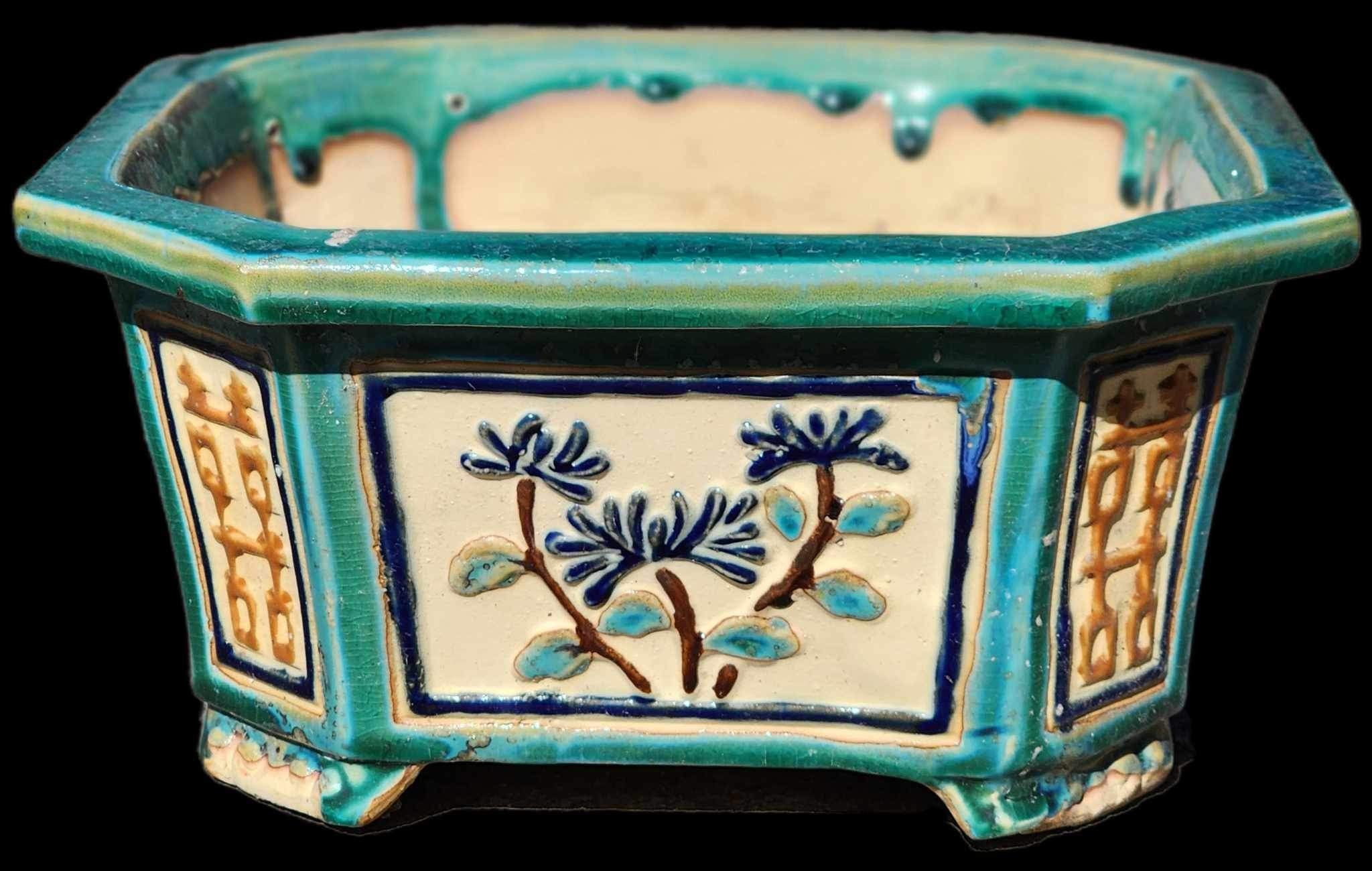 Bonsai Pots Glazed Square Large