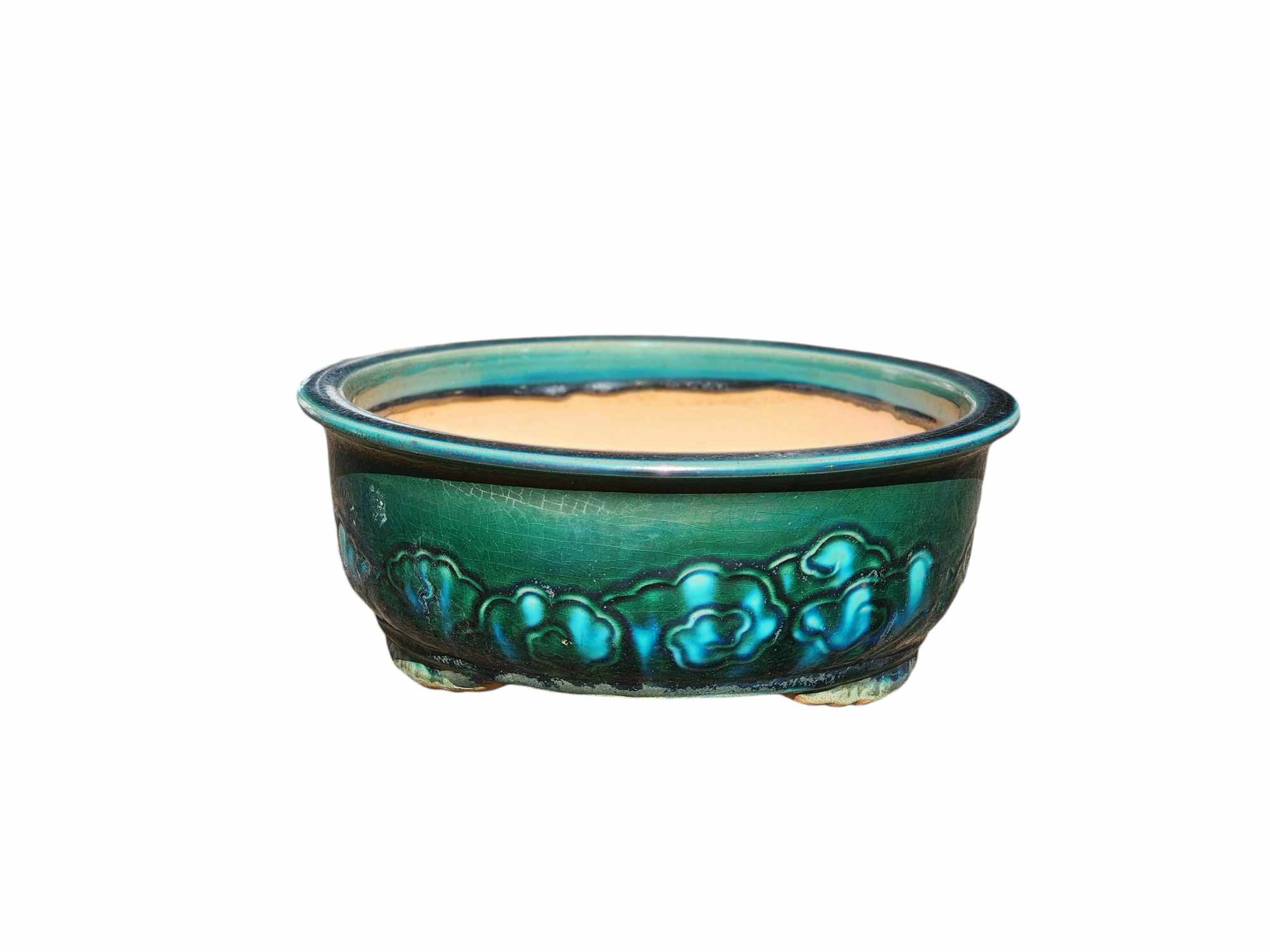 Bonsai Pots Glazed Round Large