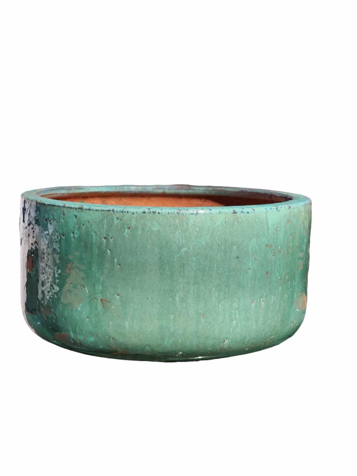 Glazed Green Bowl Large