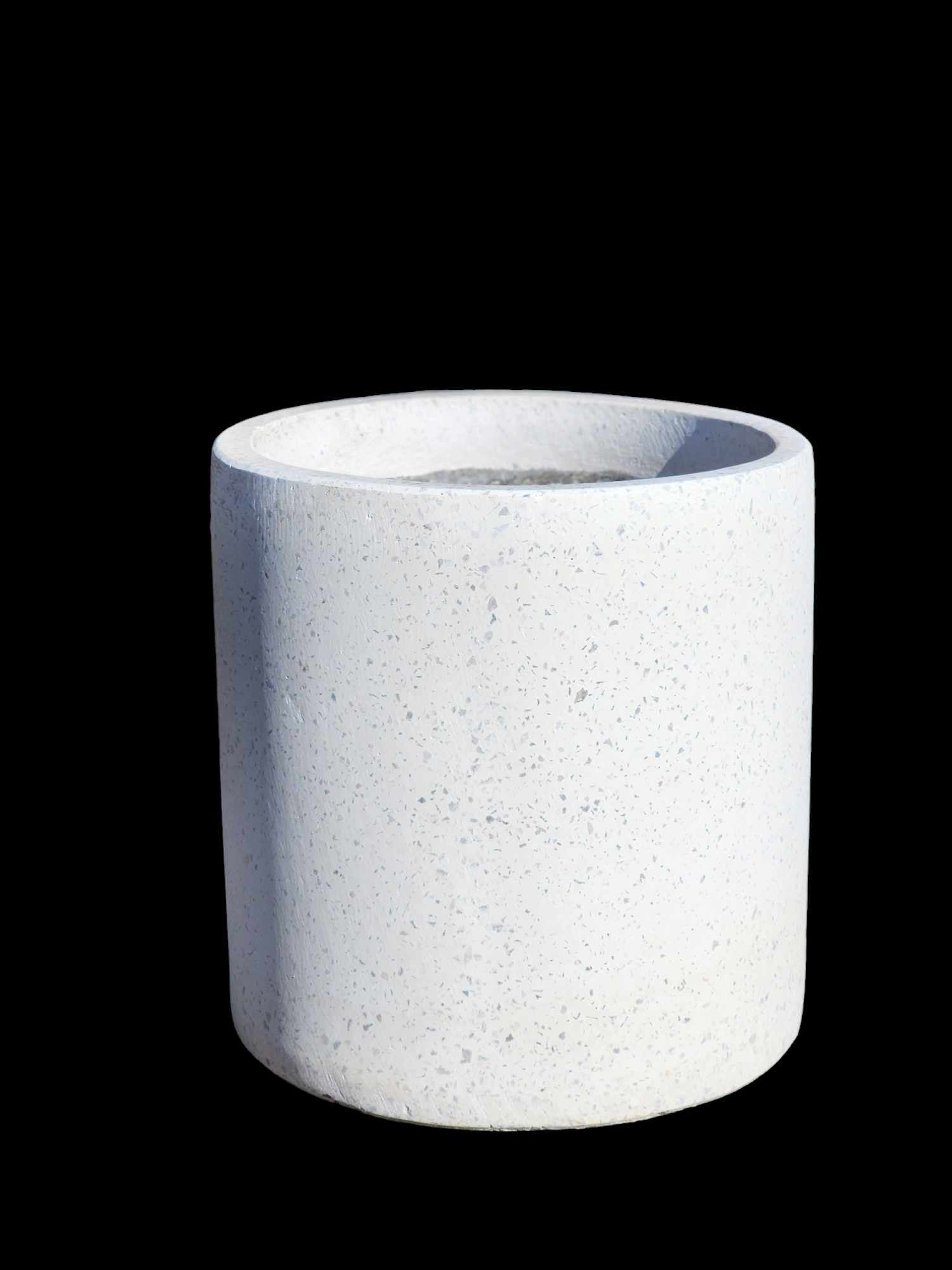 Cement Cylinder white Small