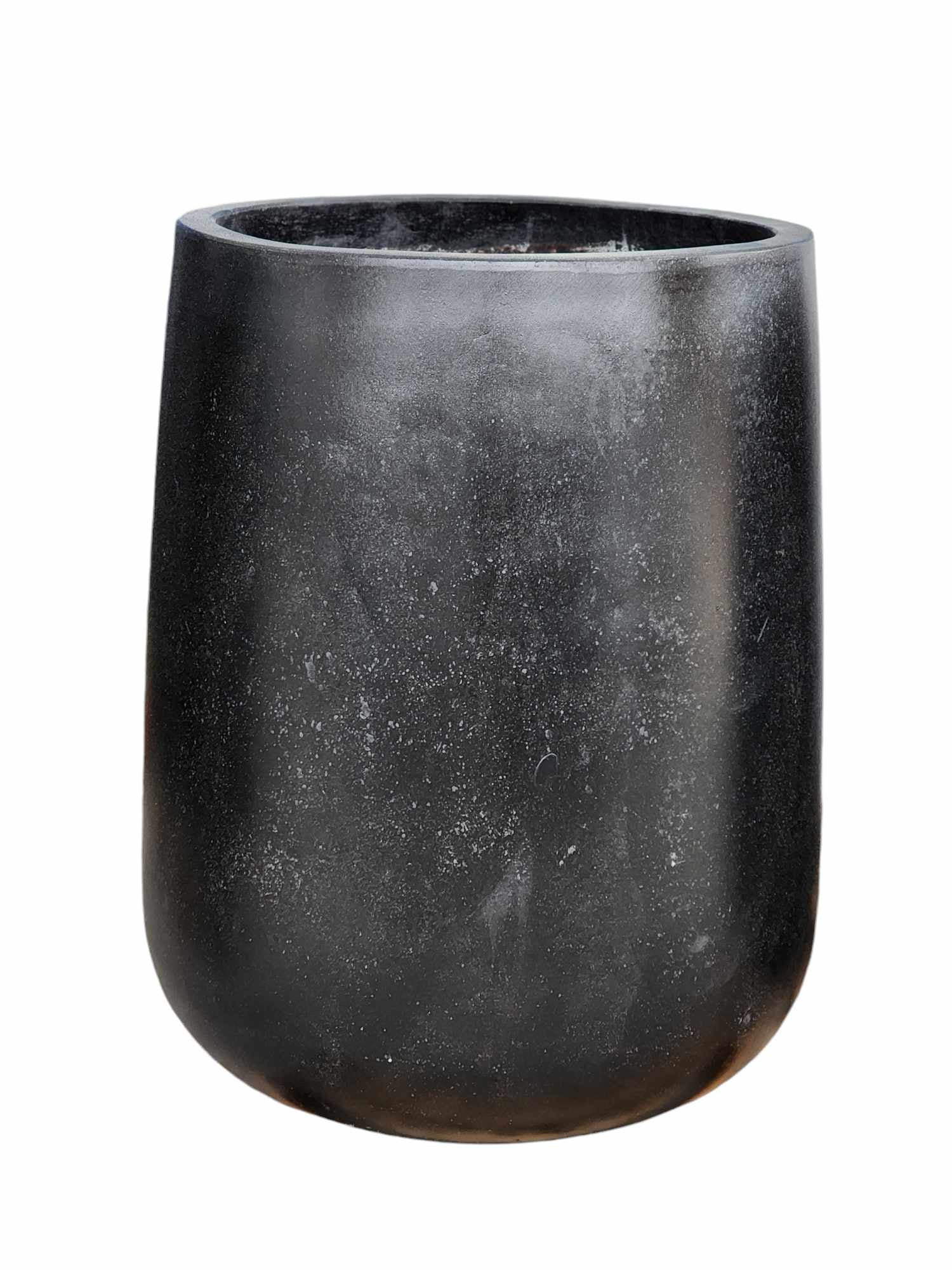 Terrazzo Tall Round Large Black