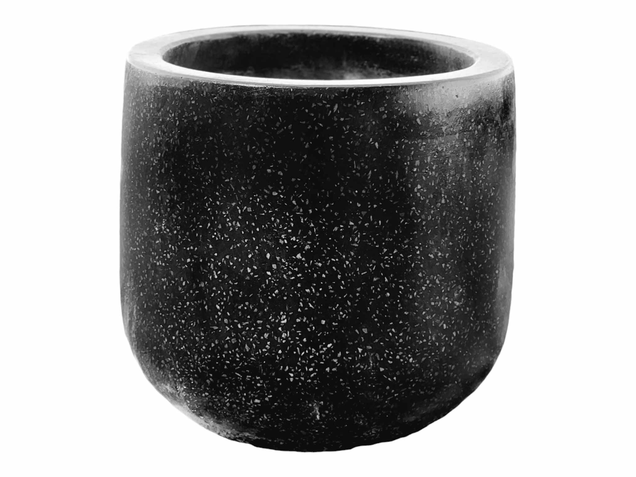 Terrazzo Round Small Black