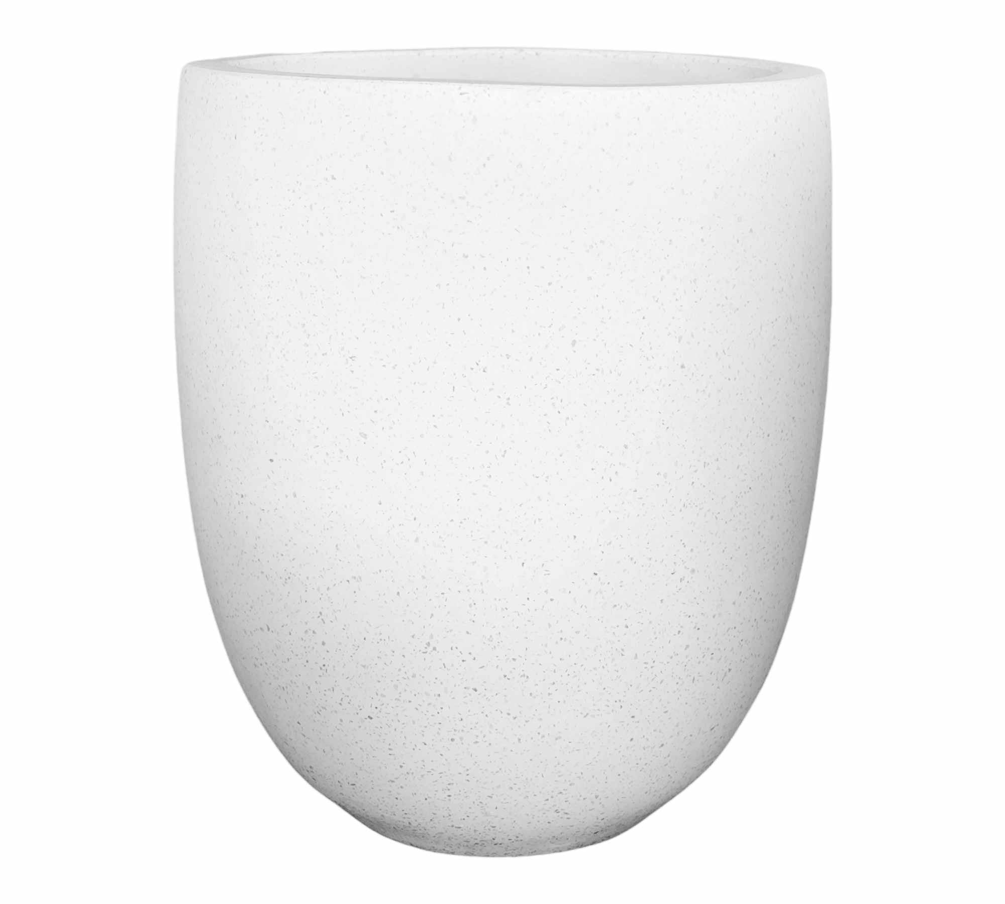 Terrazzo Tall Egg Large White