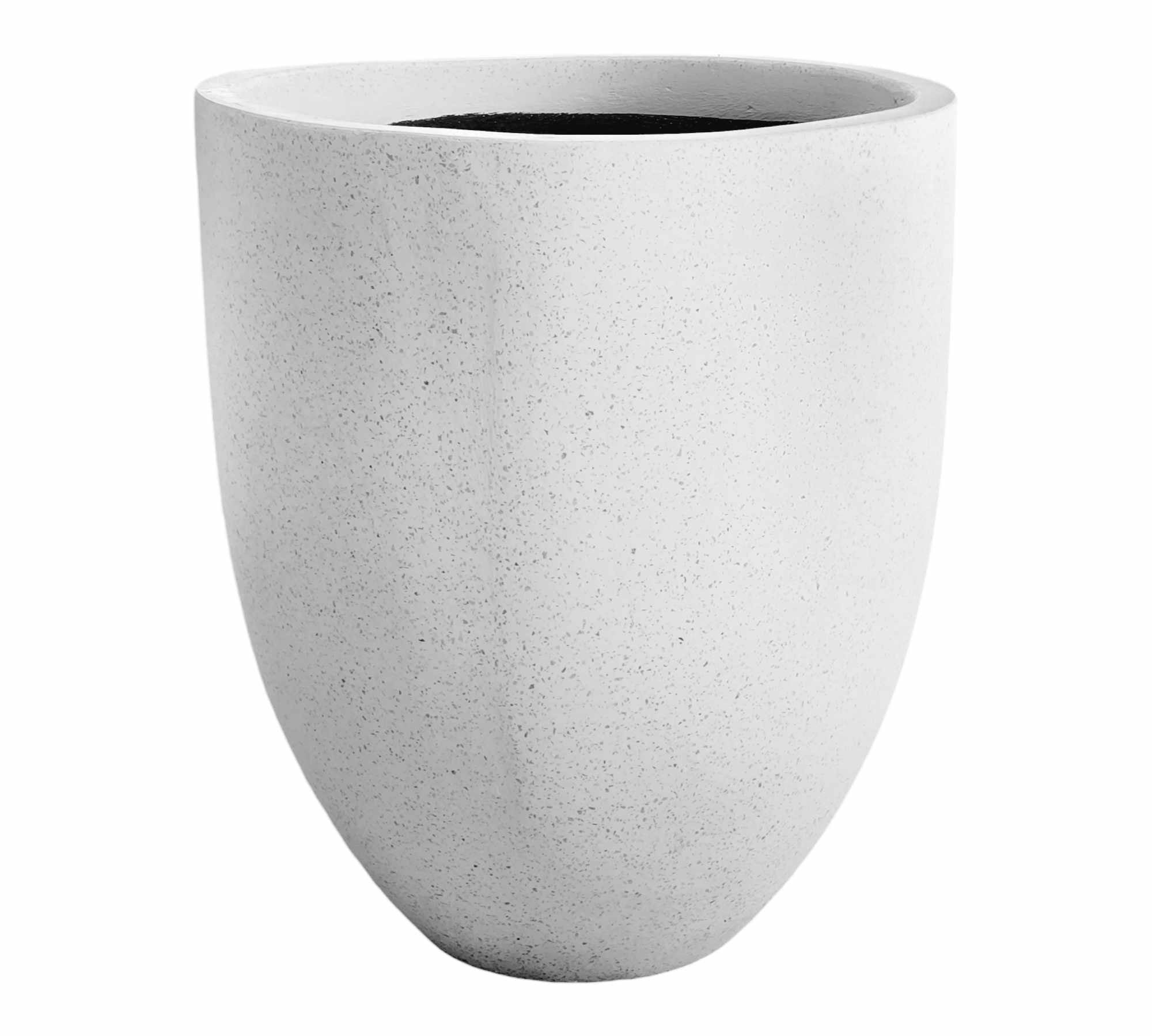 Terrazzo Tall Egg XLarge White