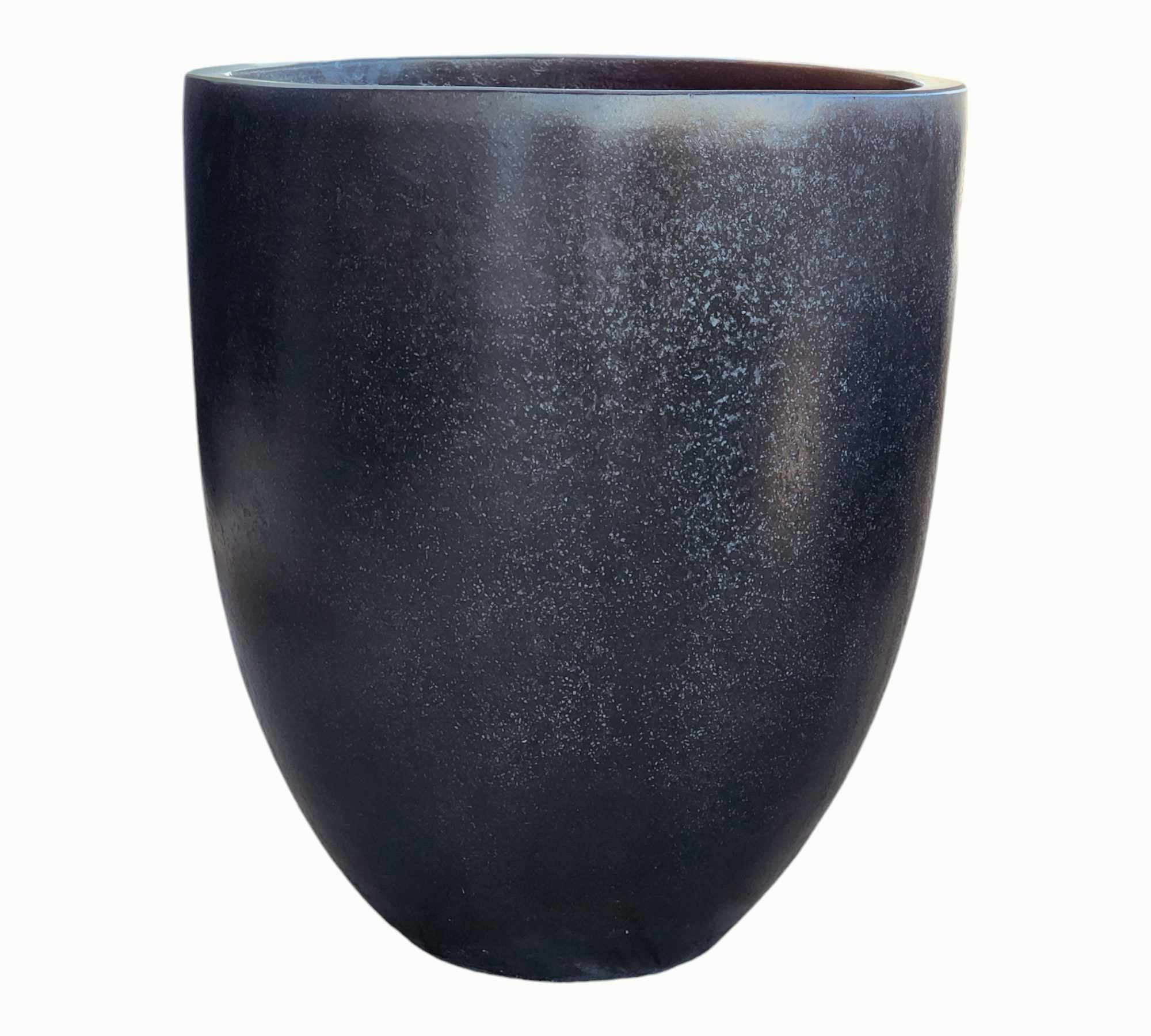 Terrazzo Tall Egg XLarge Black