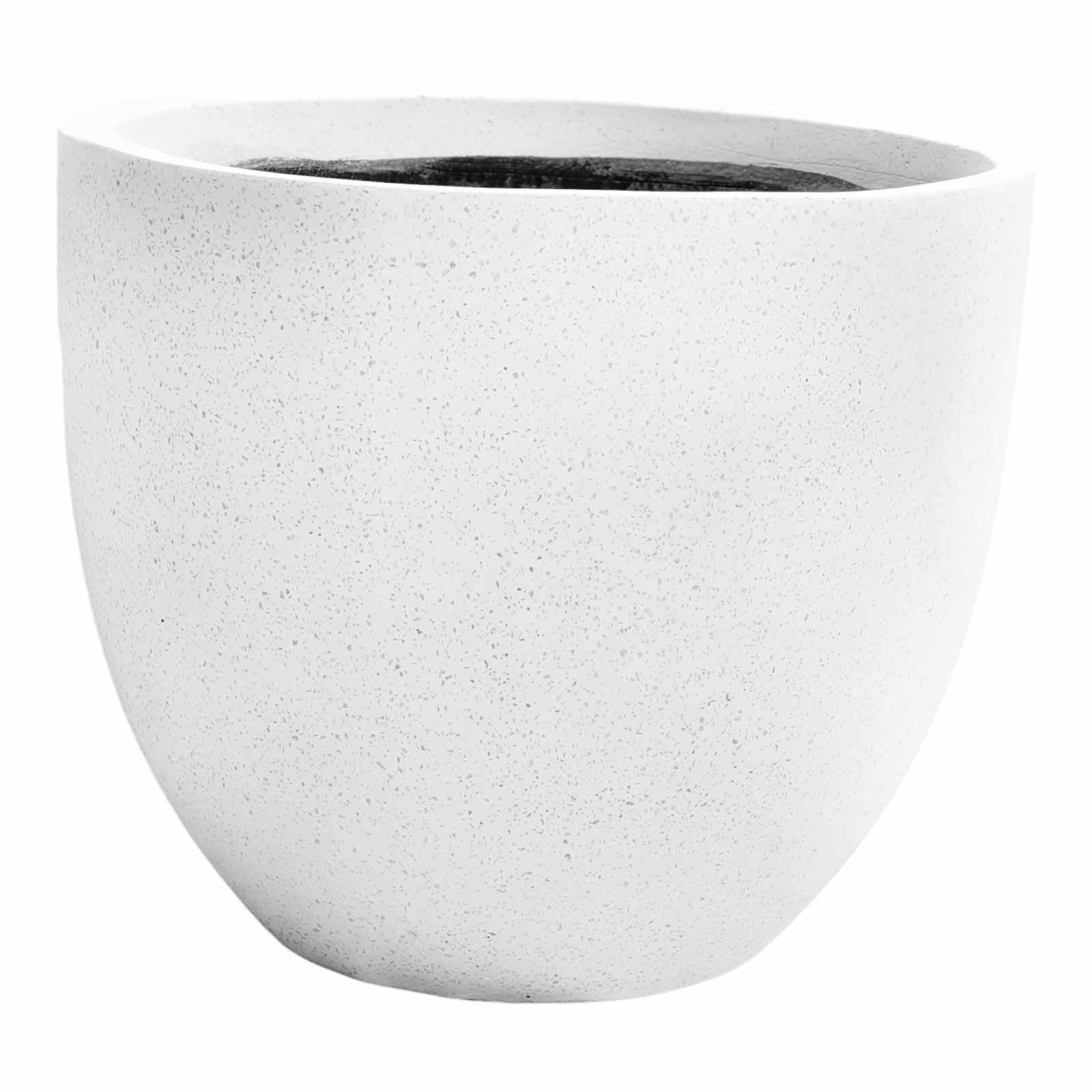 Terrazzo Egg Large White