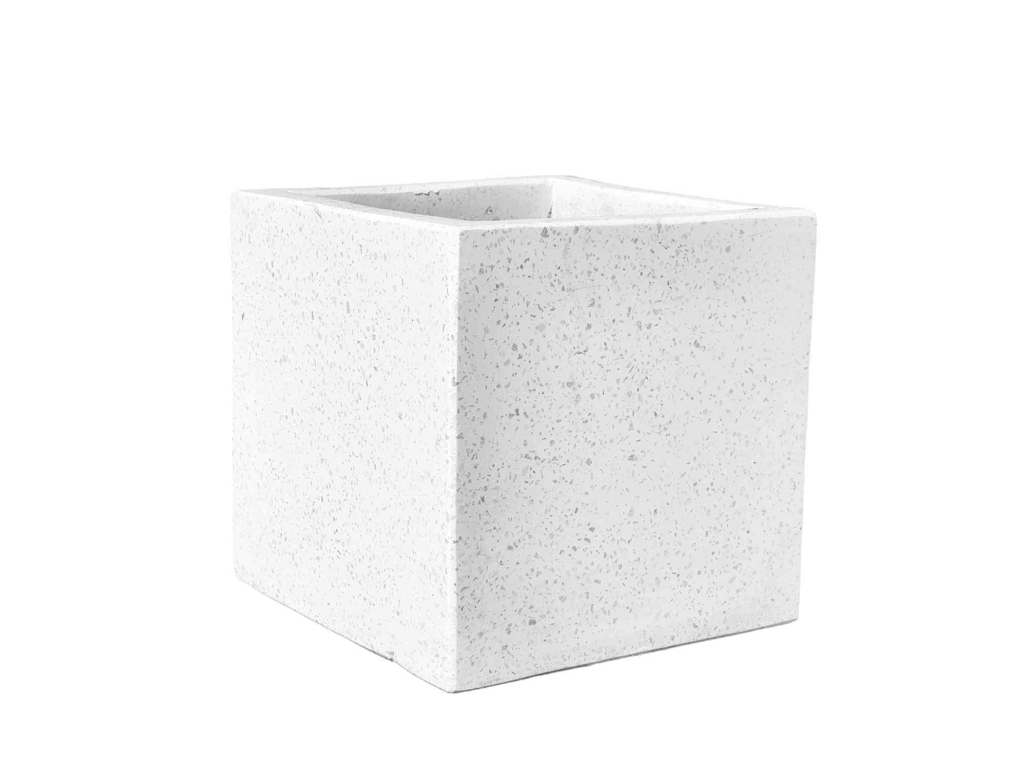 Terrazzo Cube D45 White